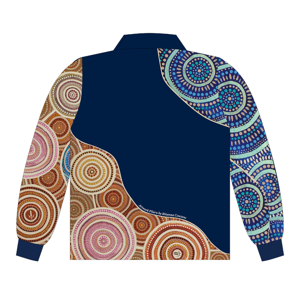 2026 Fortescue Unisex Long Sleeve Recycled Polyester Sublimated Polo