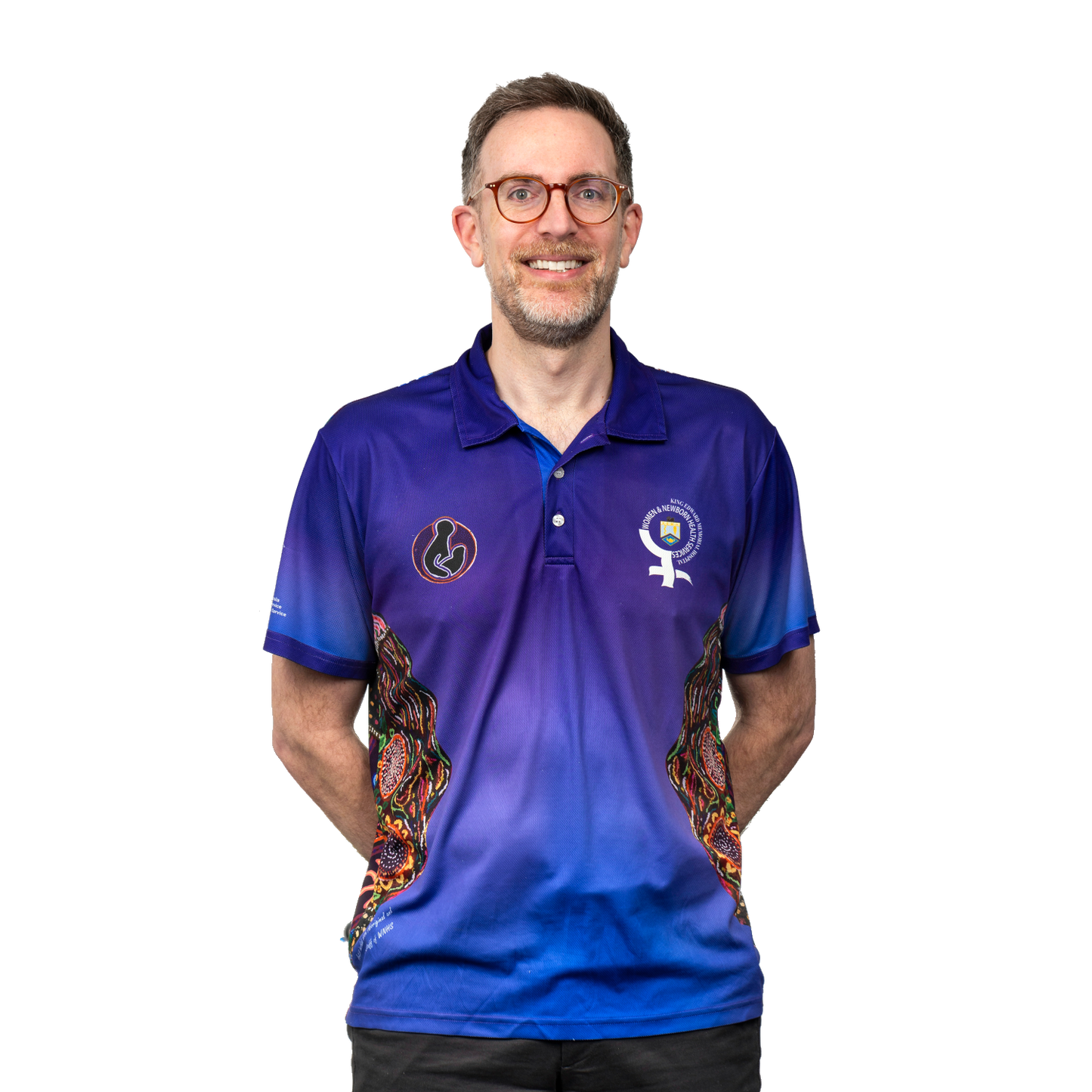 WNHS Mens Sublimated Polo - Design B