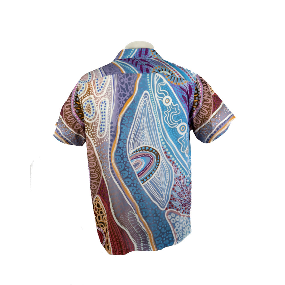 Bobbi Lockyer Cool Tones Unisex Aloha Shirt