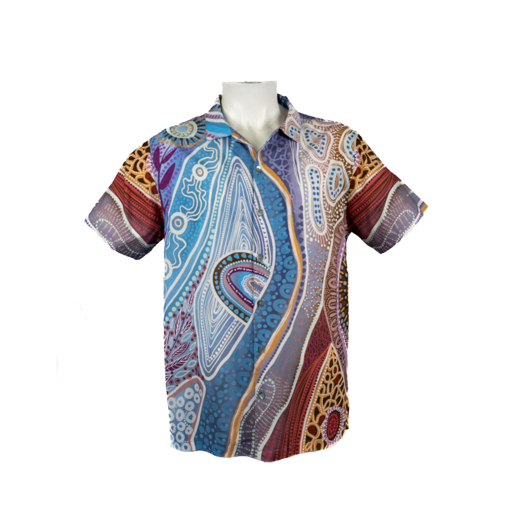 Bobbi Lockyer Cool Tones Unisex Aloha Shirt