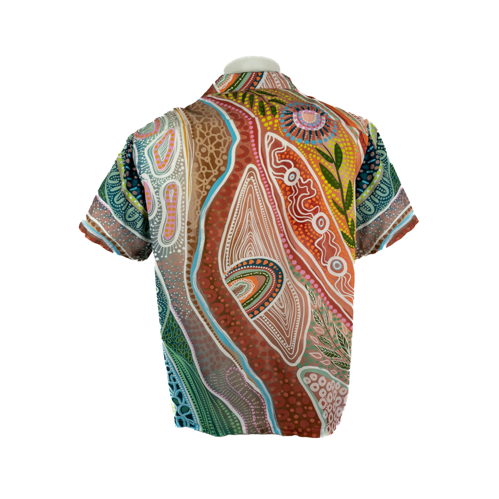 Bobbi Lockyer Warm Tones Unisex Aloha Shirt