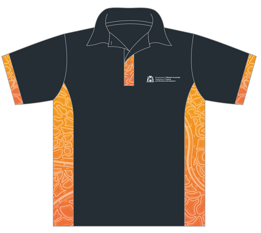 DTWD Mens Sublimated Polo Design 1