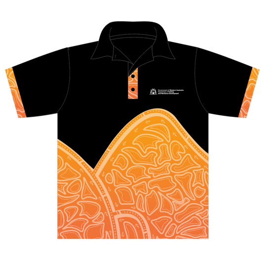 DTWD Womens Sublimated Polo Design 2