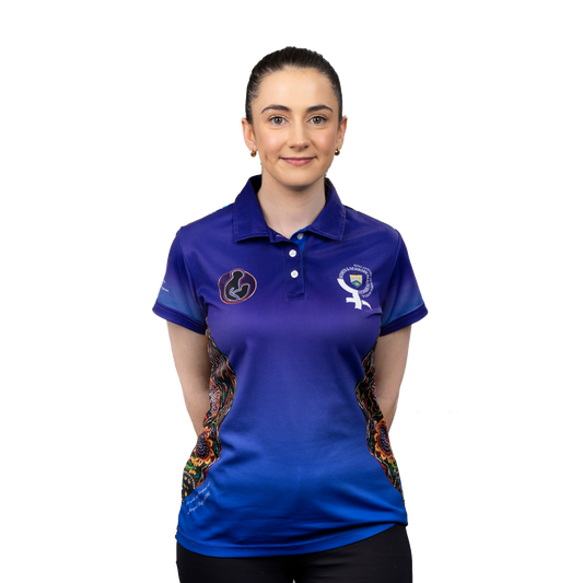 WNHS Ladies Sublimated Polo - Design B